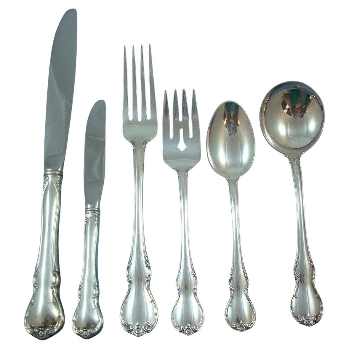 French Provincial by Towle Sterling Silver Flatware Set 12 Service 81 pcs Dinner