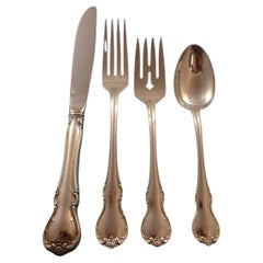 Set di posate in argento Sterling French Provincial by Towle 6 Servizio 25 Pezzi