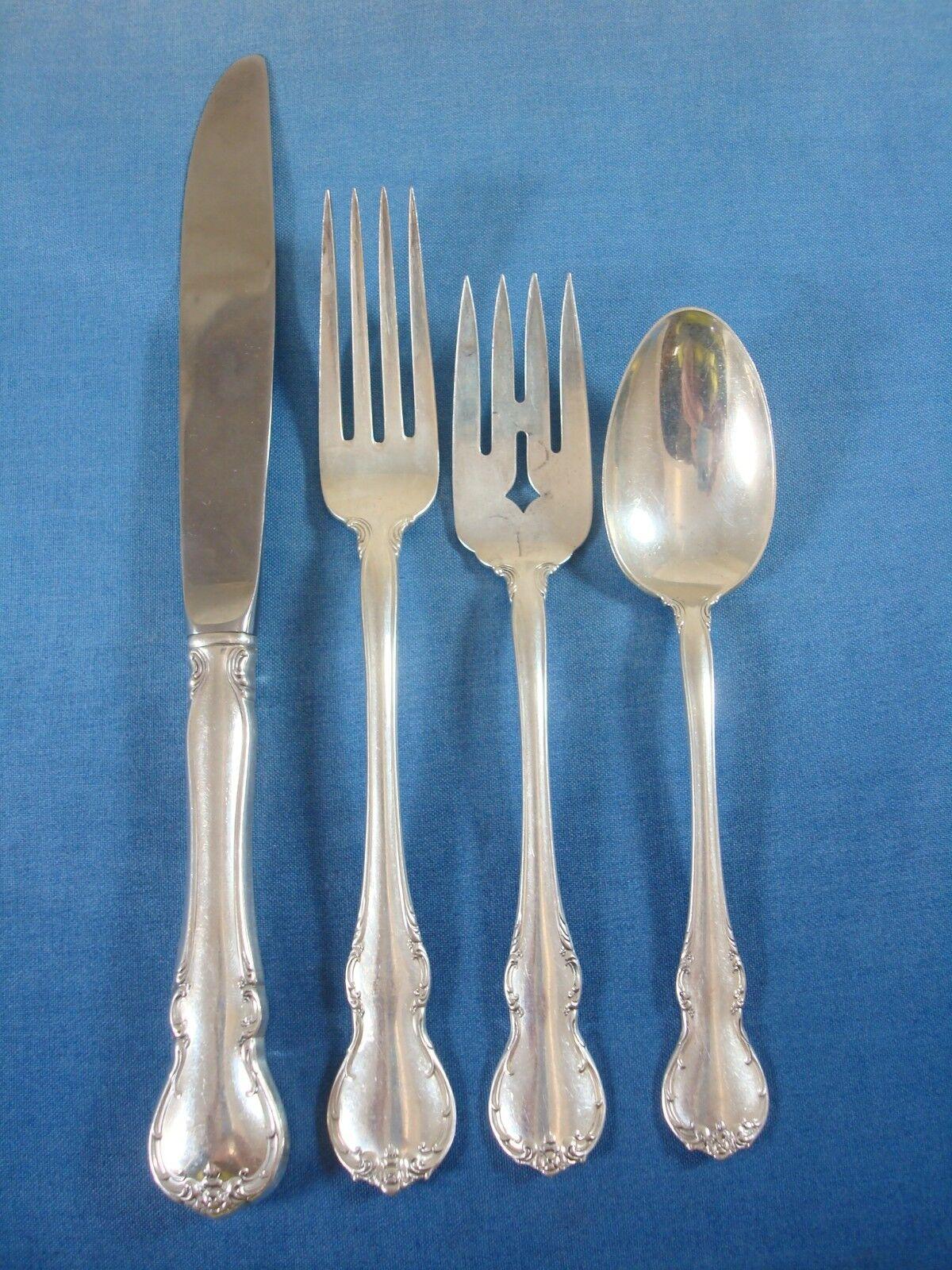 Servizio di posate in argento Sterling French Provincial by Towle 50 pezzi in vendita 2