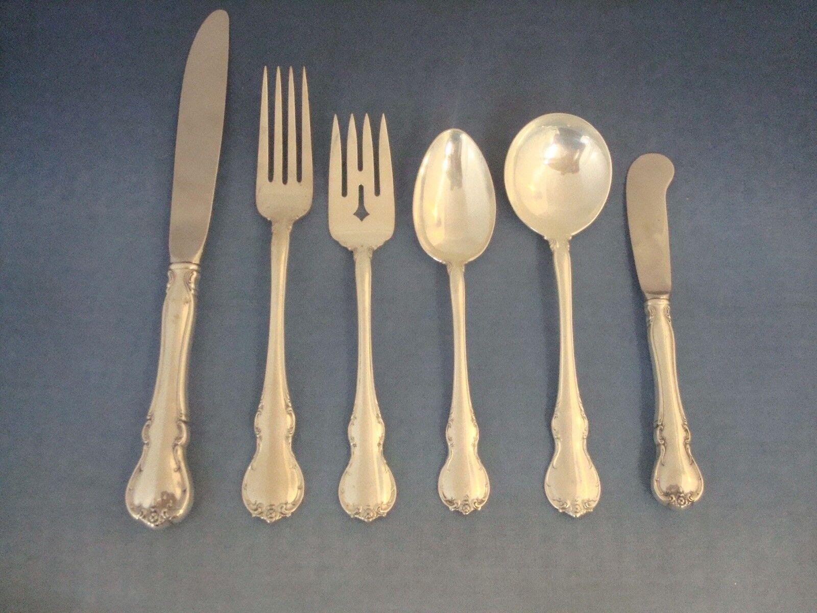 Servizio di posate in argento Sterling French Provincial by Towle 50 pezzi in vendita 3