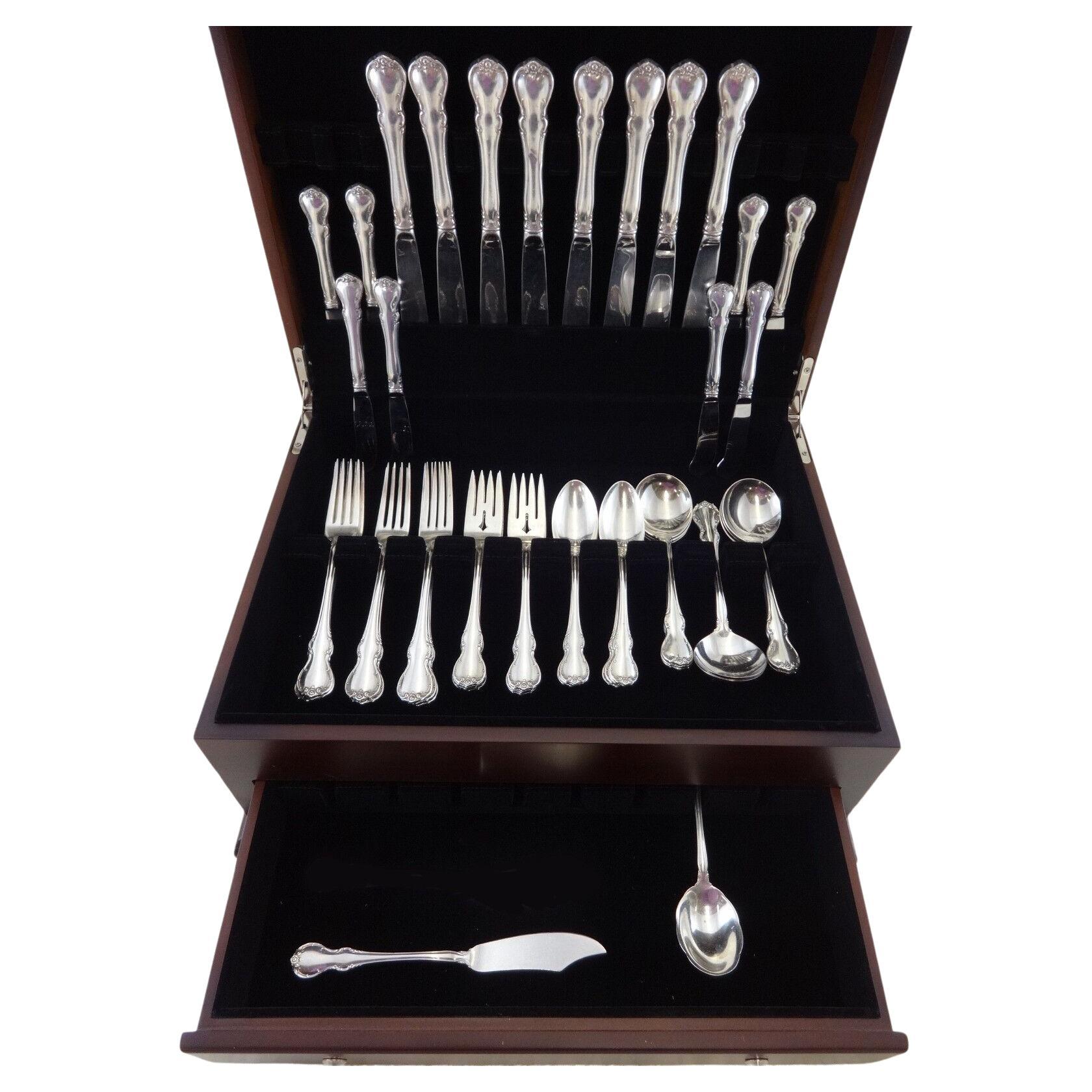 Servizio di posate in argento Sterling French Provincial by Towle 50 pezzi in vendita