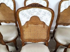 French Provincial Cane Dining Chairs by Century Furniture, Set of 6