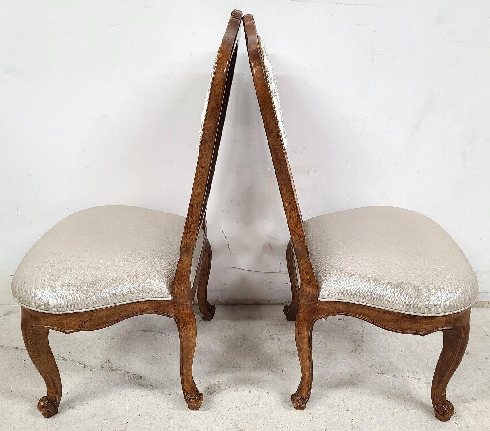 French Provincial Cane Dining Chairs by Century Furniture, Set of 6 In Good Condition For Sale In Lake Worth, FL