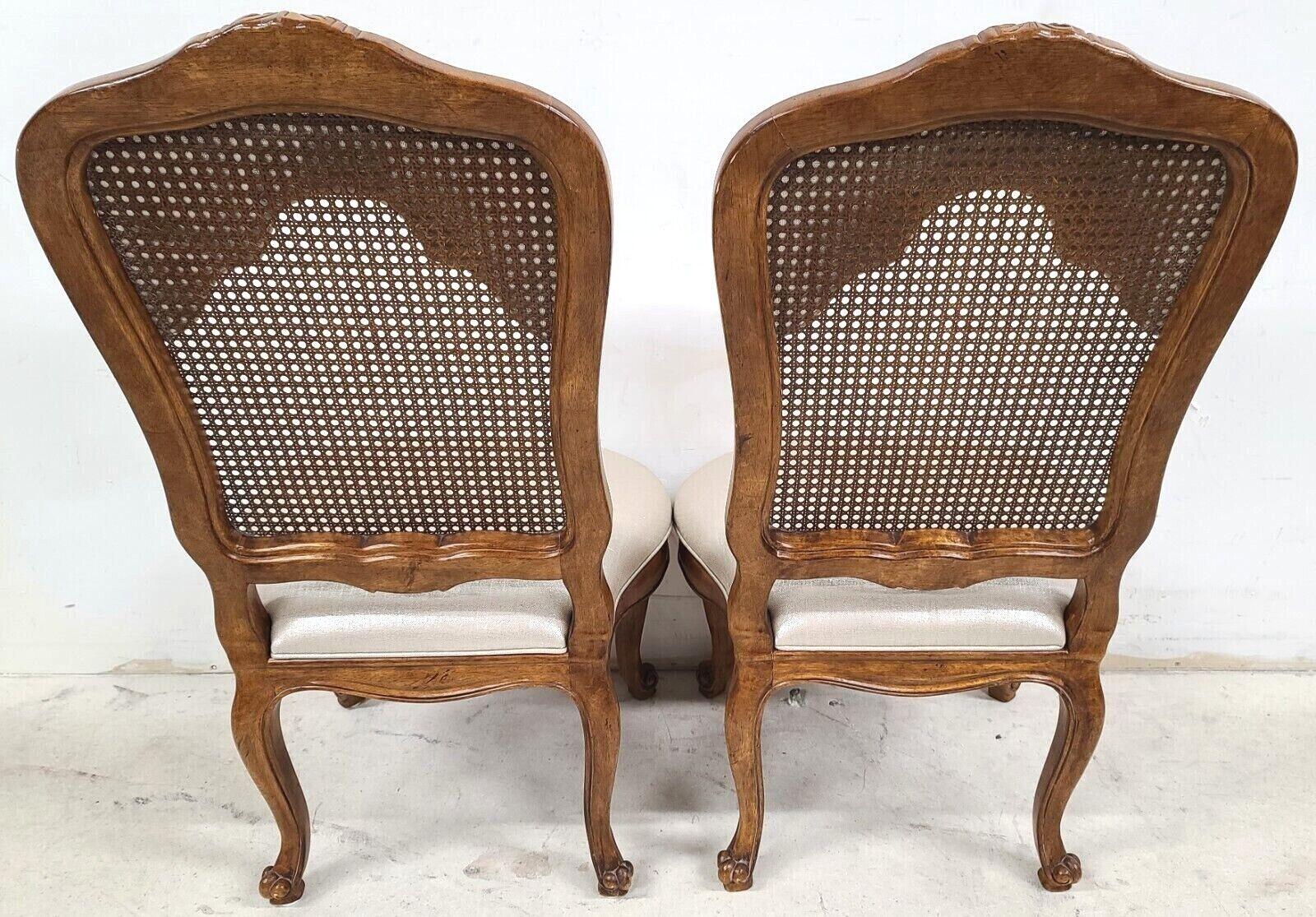 French Provincial Cane Dining Chairs by Century Furniture, Set of 6 4