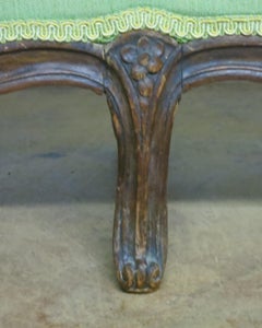 French Provincial Carved Footstool