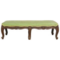 Antique French Provincial Carved Footstool