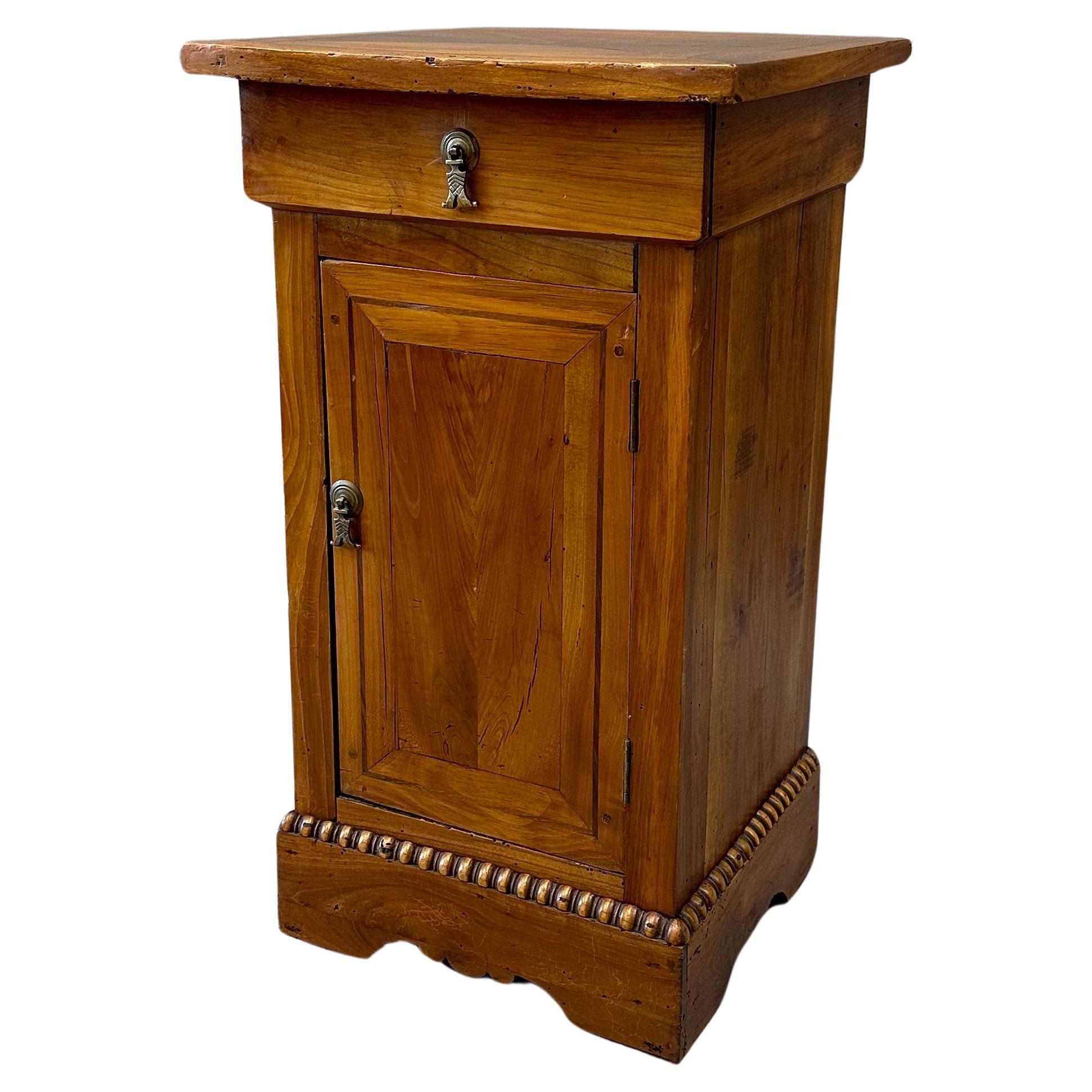 French Provincial “Charles X” Pearwood Night Stand For Sale