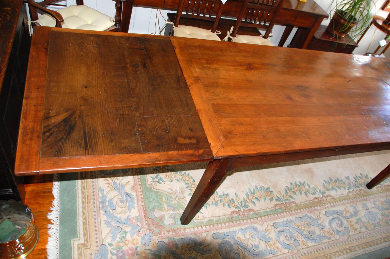 French Provincial Cherry Farmhouse Extending Table 5