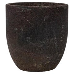 French Provincial Concrete Planter, Dark Bronze Patina, 1920s, France
