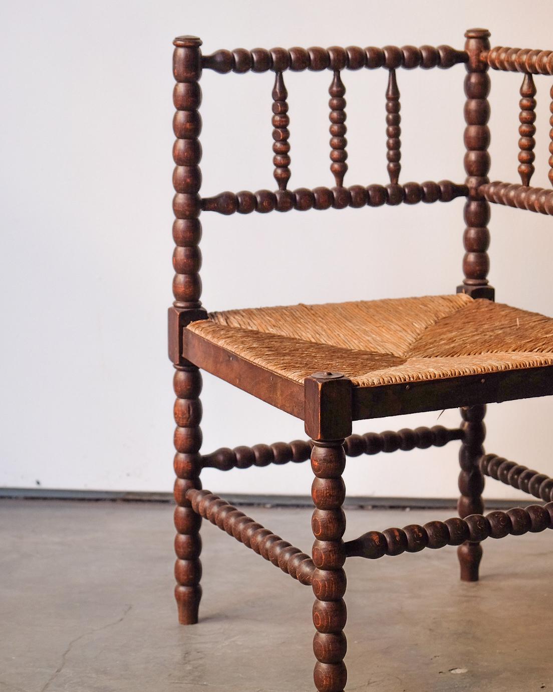French Provincial Corner Chair
France, 19th Century
17