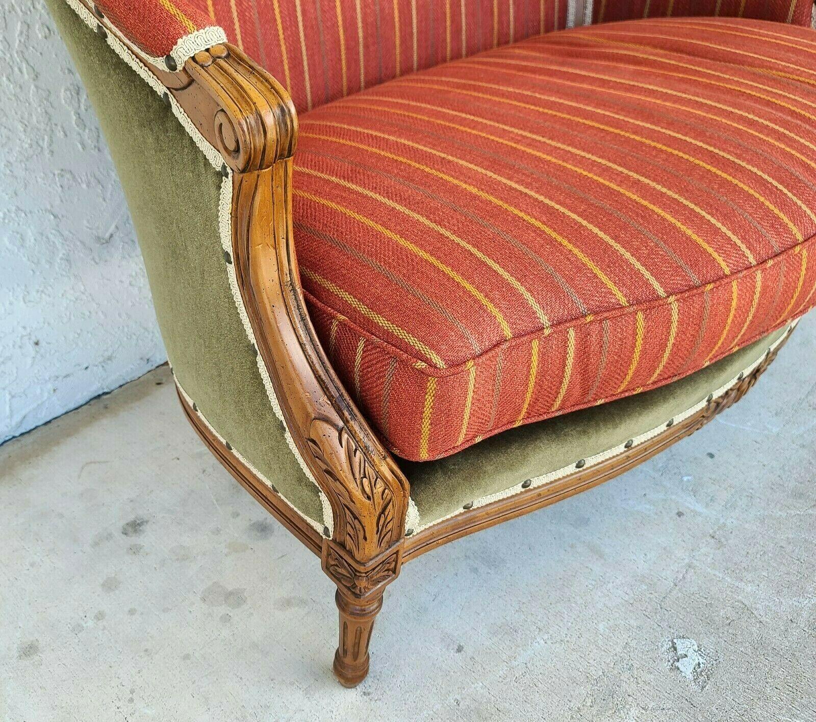 French Provincial Deirdre Settee by Paul Robert 2