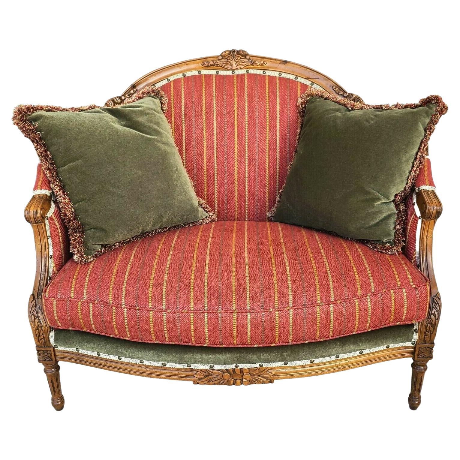 French Provincial Deirdre Settee by Paul Robert