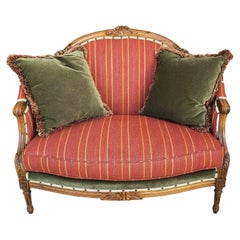 Retro French Provincial Deirdre Settee by Paul Robert