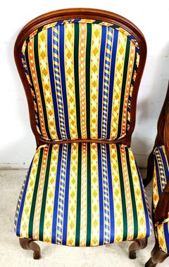 French Provincial Dining Chairs Vintage Set of 6