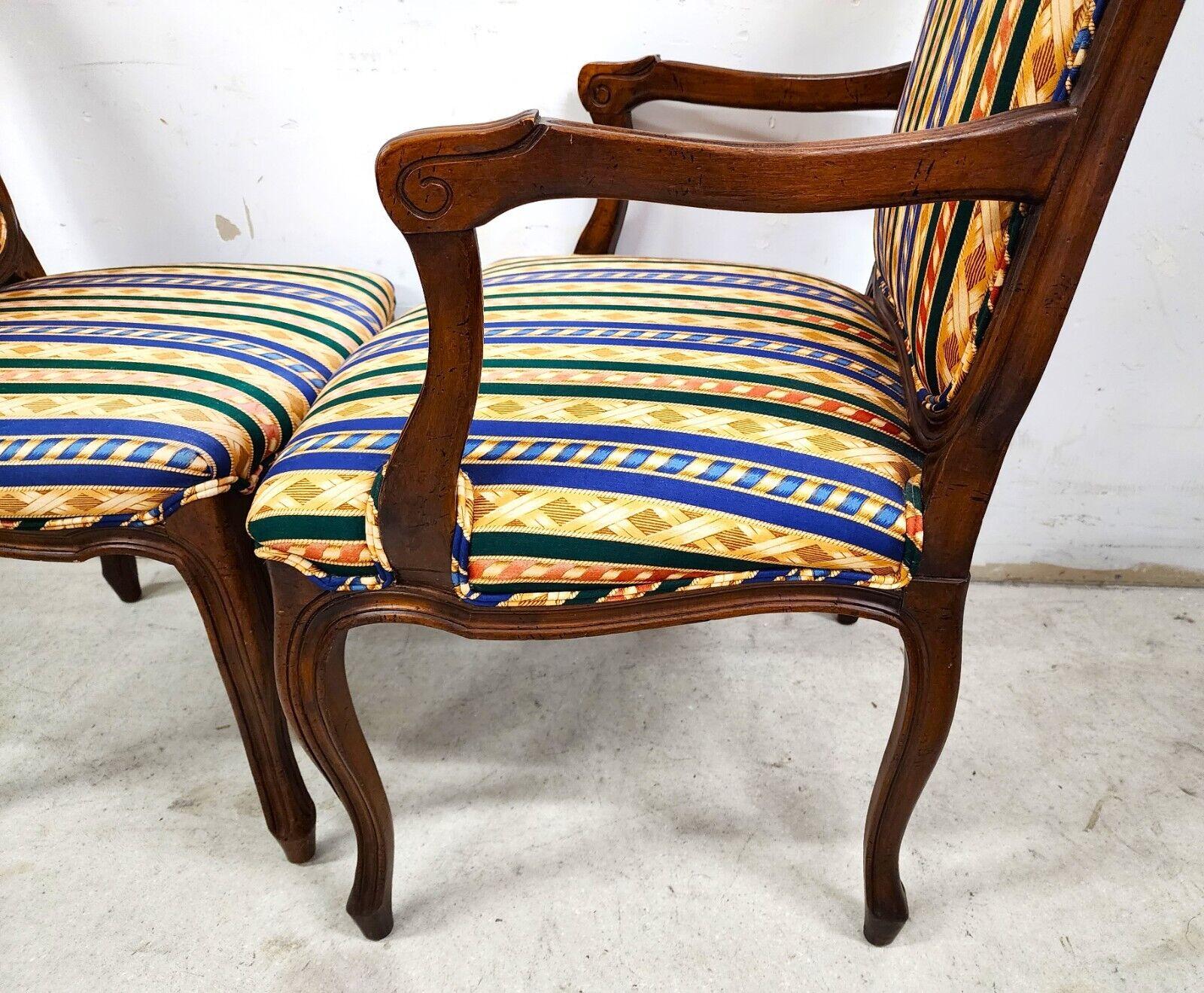 Chaises de salle à manger provinciales françaises vintage, lot de 6 en vente 3