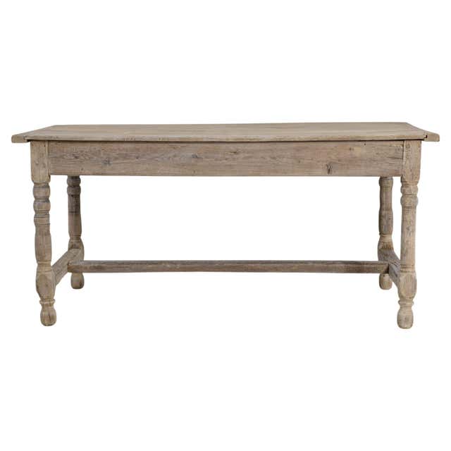 Tabletop Board 19th Century Antique Oak French Provincial Farmhouse Dining Table For ...
