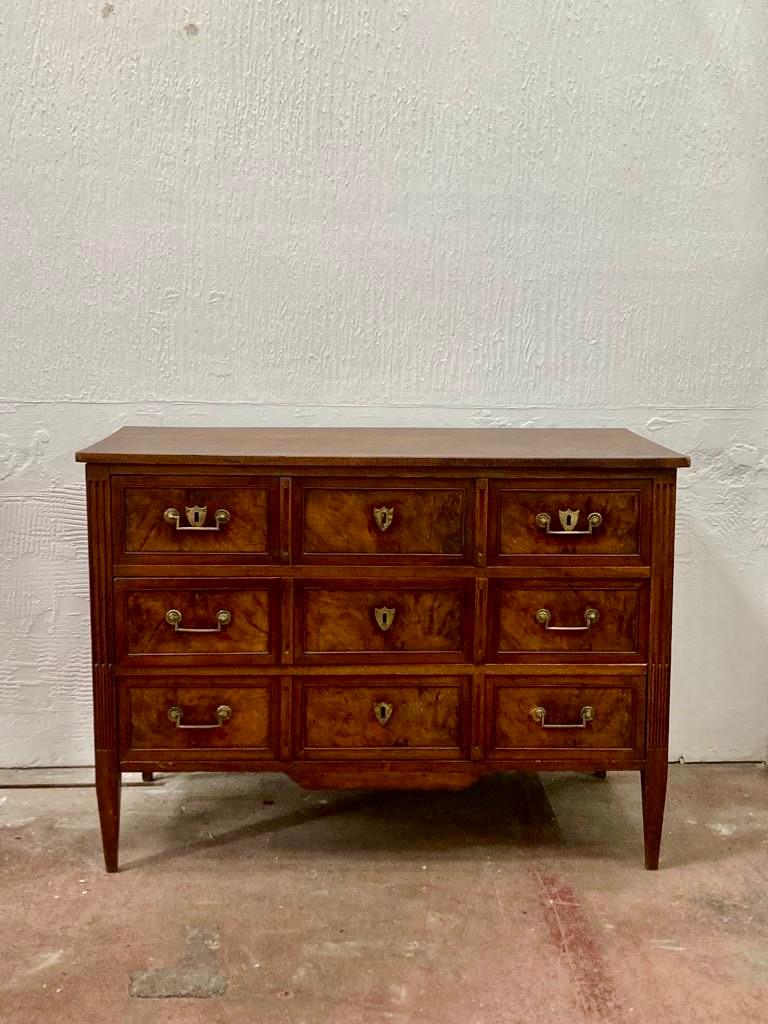 French Provincial Directoire Commode Chest of Drawers, 19th Century For Sale 6