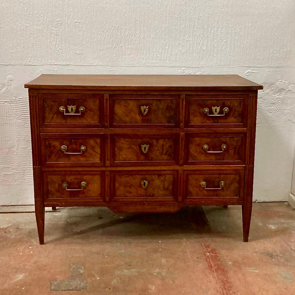 French Provincial Directoire Commode Chest of Drawers, 19th Century For Sale 4