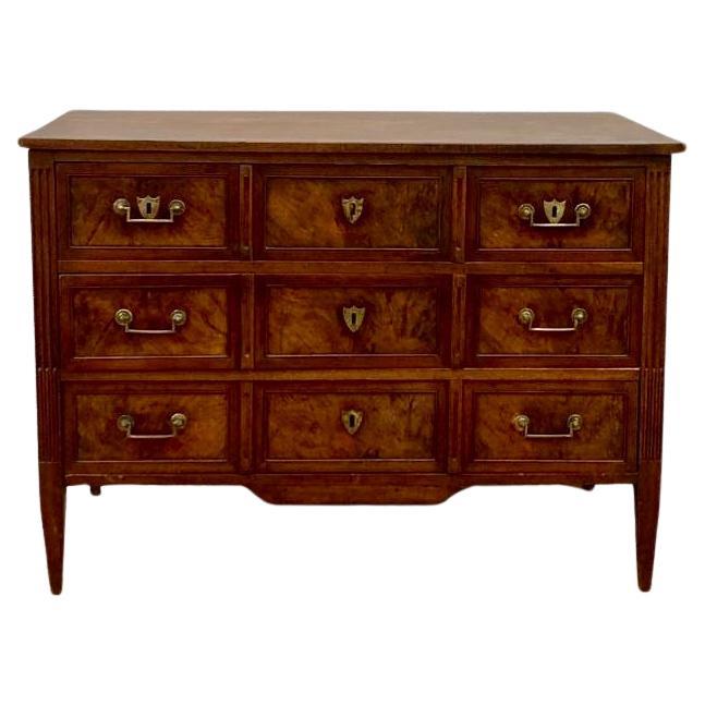 French Provincial Directoire Commode Chest of Drawers, 19th Century For Sale