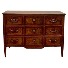 French Provincial Directoire Commode Chest of Drawers, 19th Century