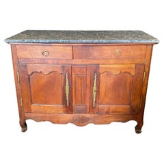 Antique French Provincial Early 19th Century Buffet Sideboard