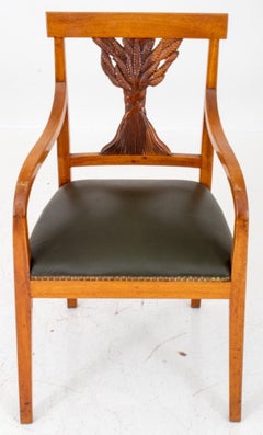 French Provincial Empire Style Armchair