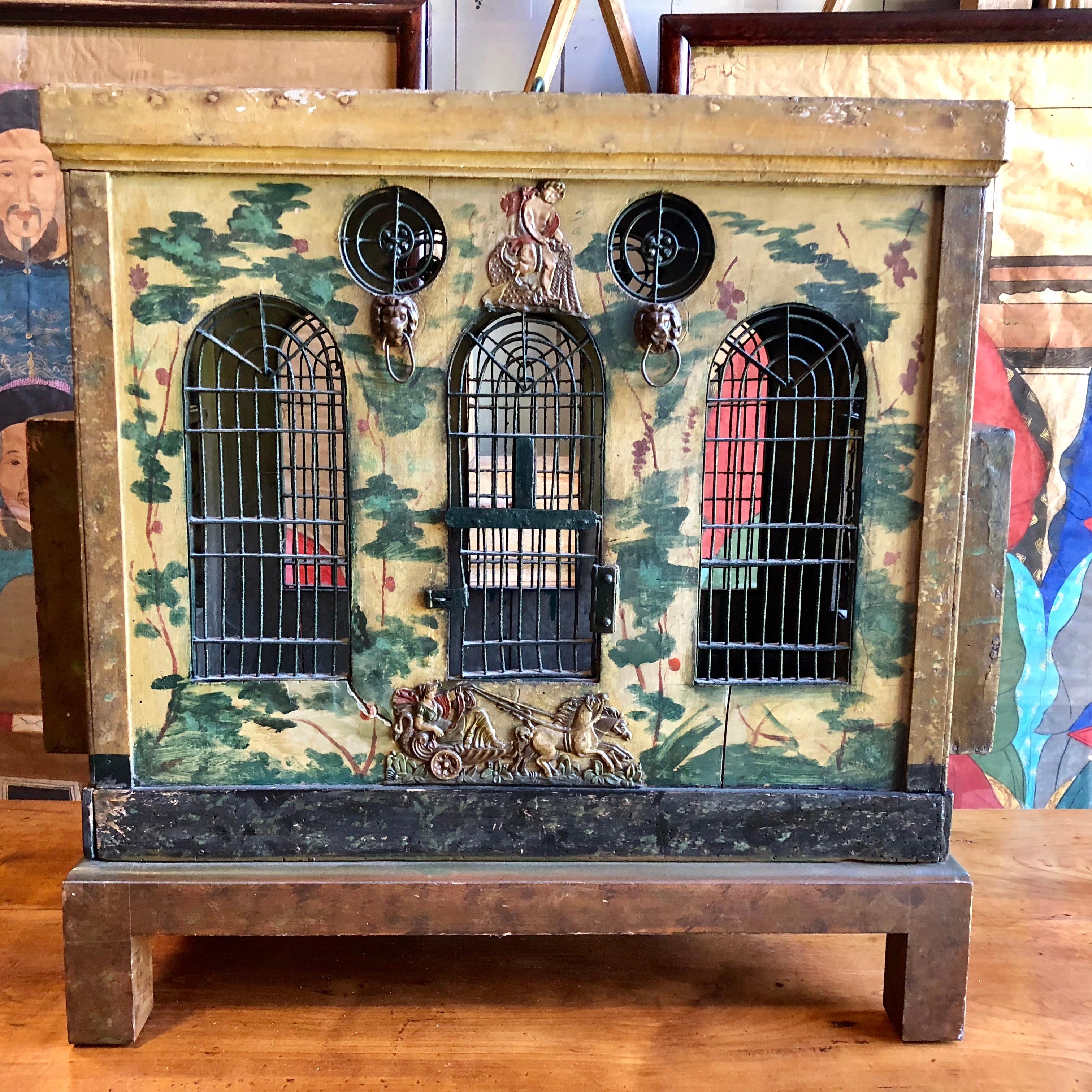 Hand-Painted French Provincial Empire Style Birdcage