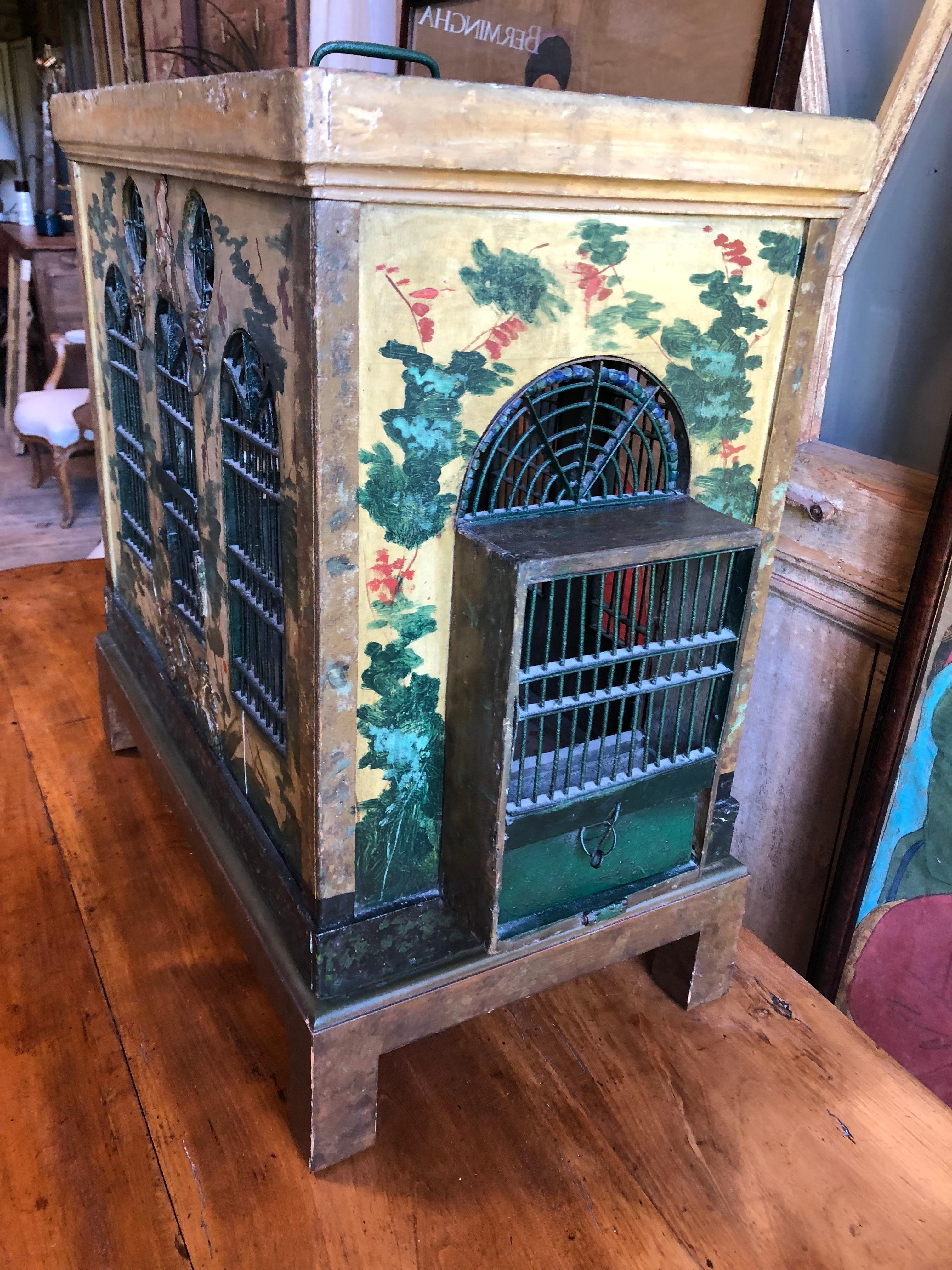 French Provincial Empire Style Birdcage In Good Condition In Doylestown, PA