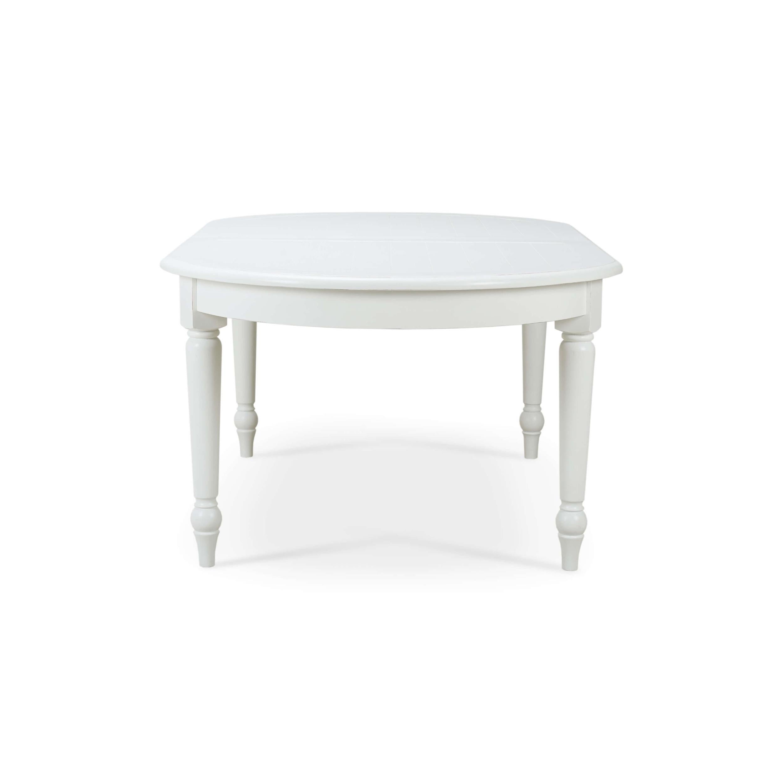 Asiatique Table de salle à manger ovale extensible de style provincial français en vente