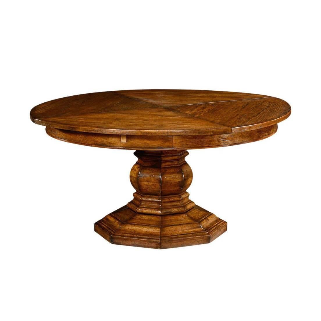 french country pedestal table