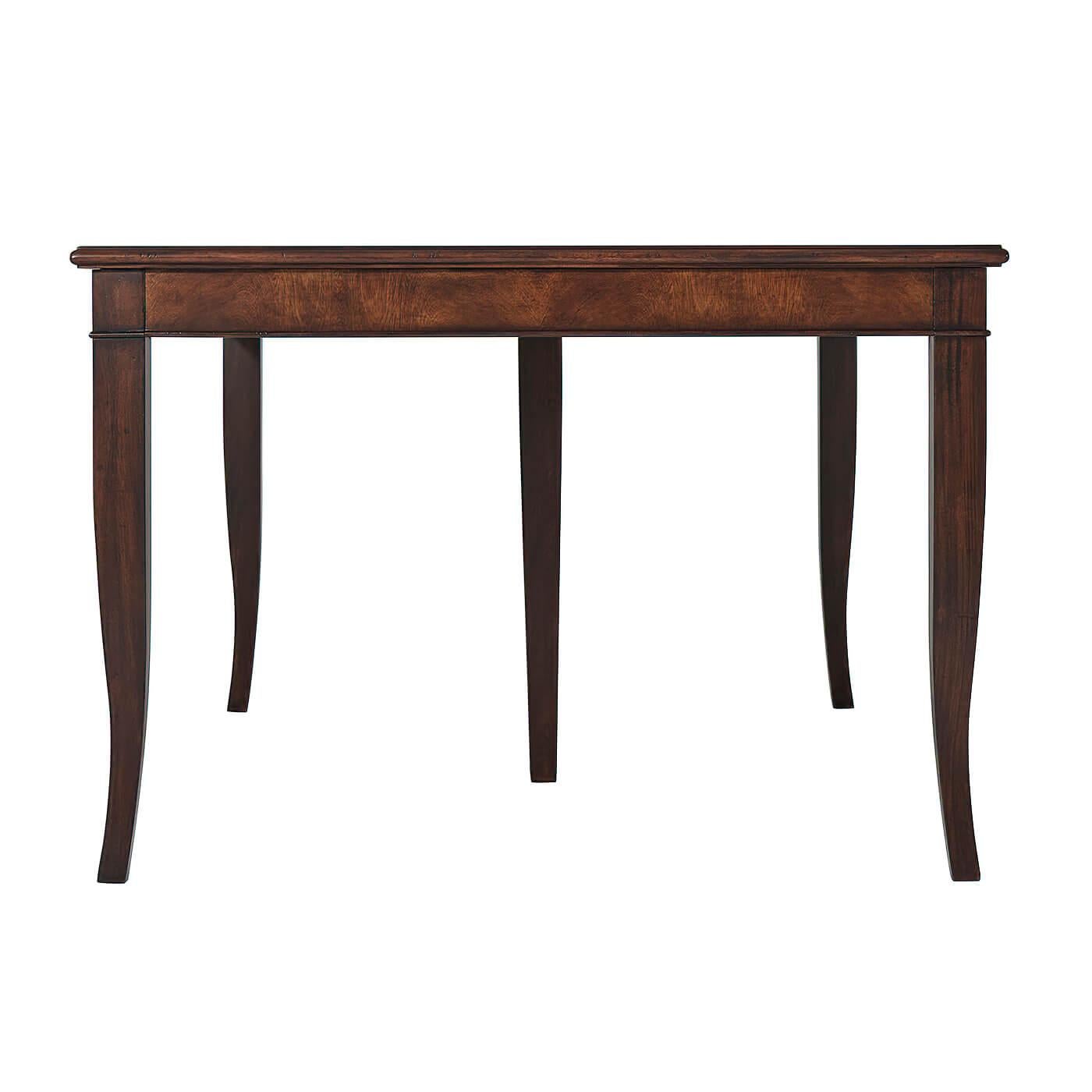 Vietnamese French Provincial Extension Dining Table For Sale