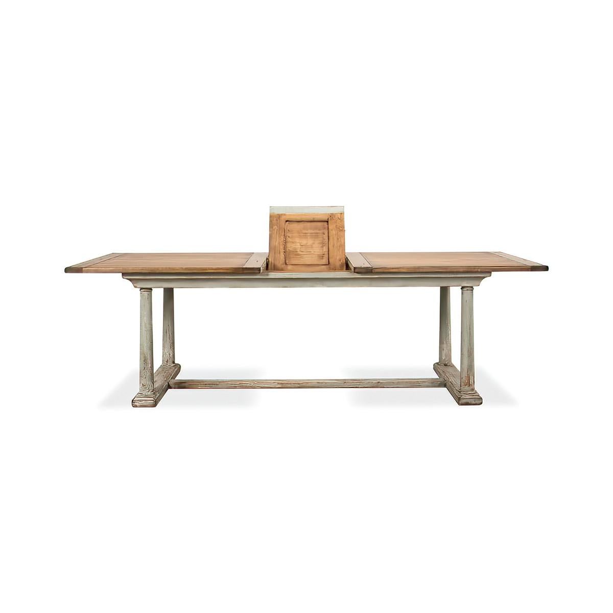 Contemporary French Provincial Extension Dining Table For Sale