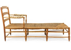 French Provincial Fruitwood Chaise