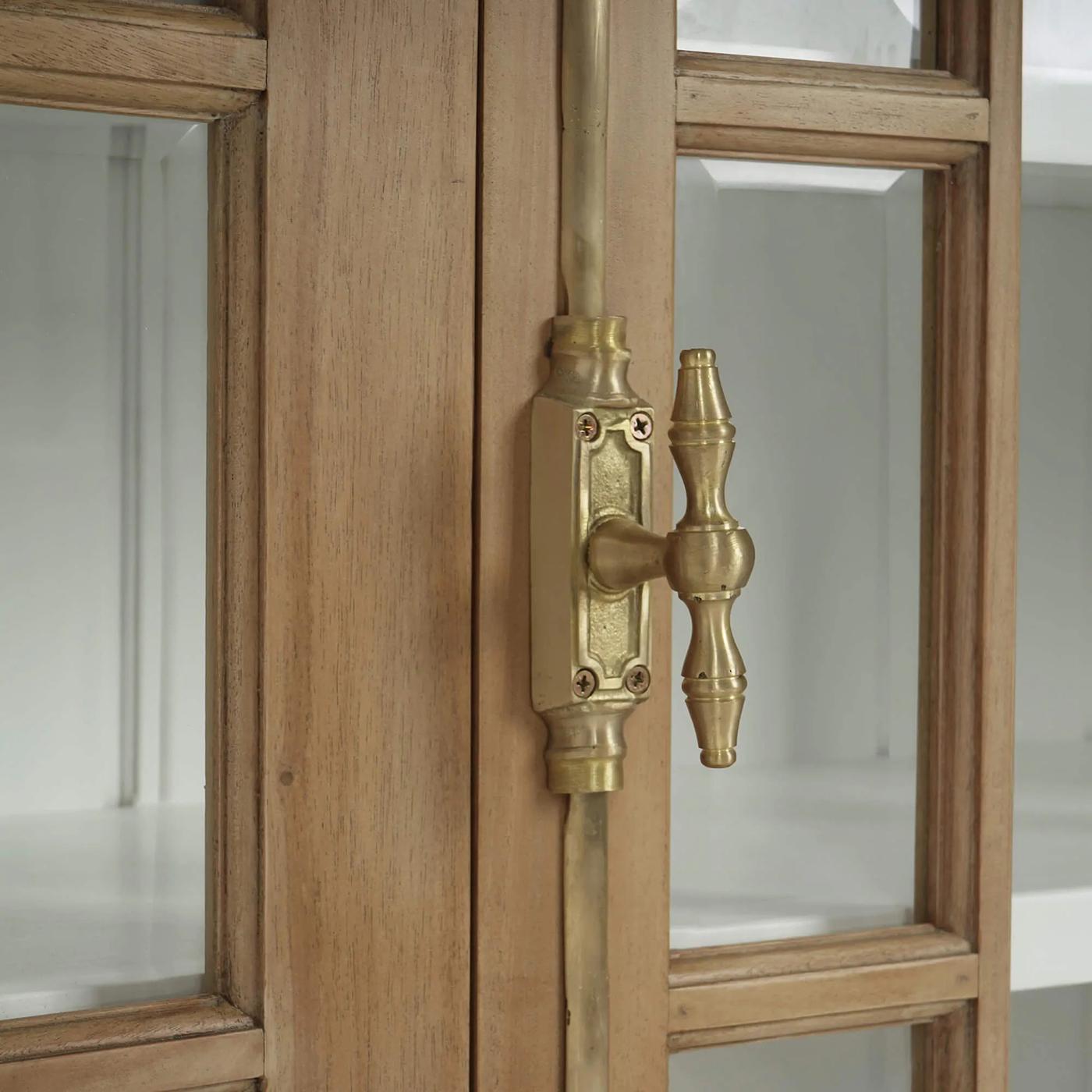 Vetro Credenza provinciale in legno di frutto in vendita