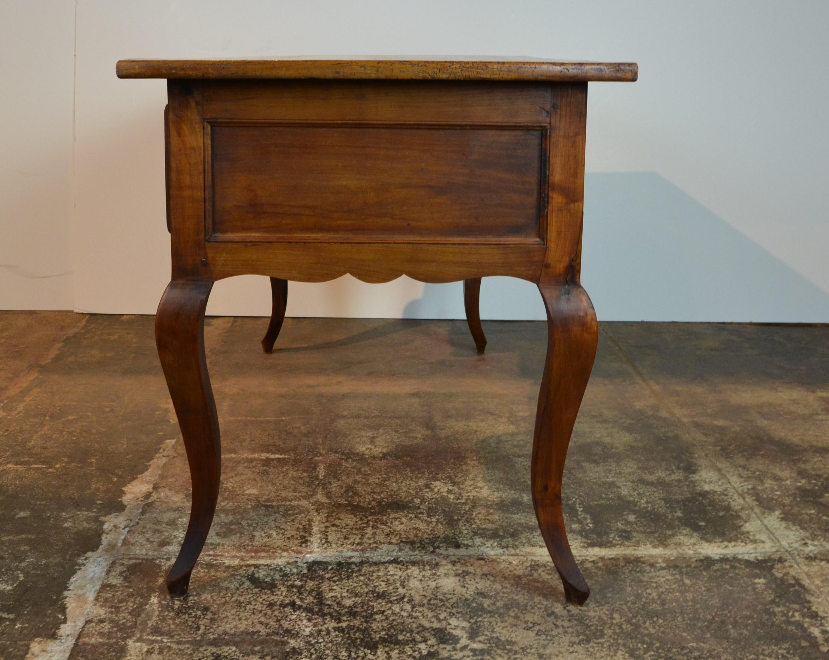 20th Century French Provincial Fruitwood Desk
