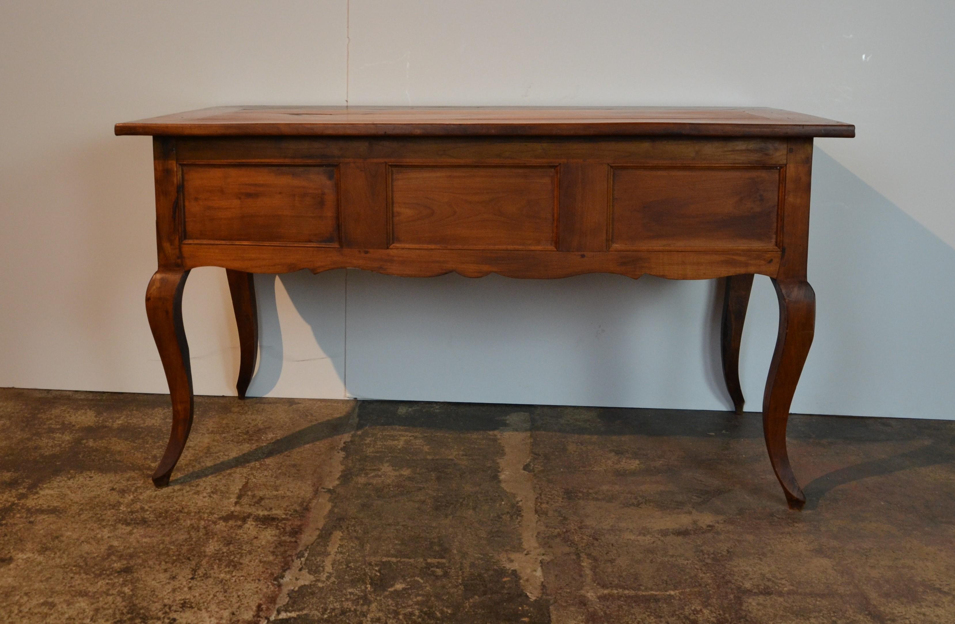French Provincial Fruitwood Desk 1