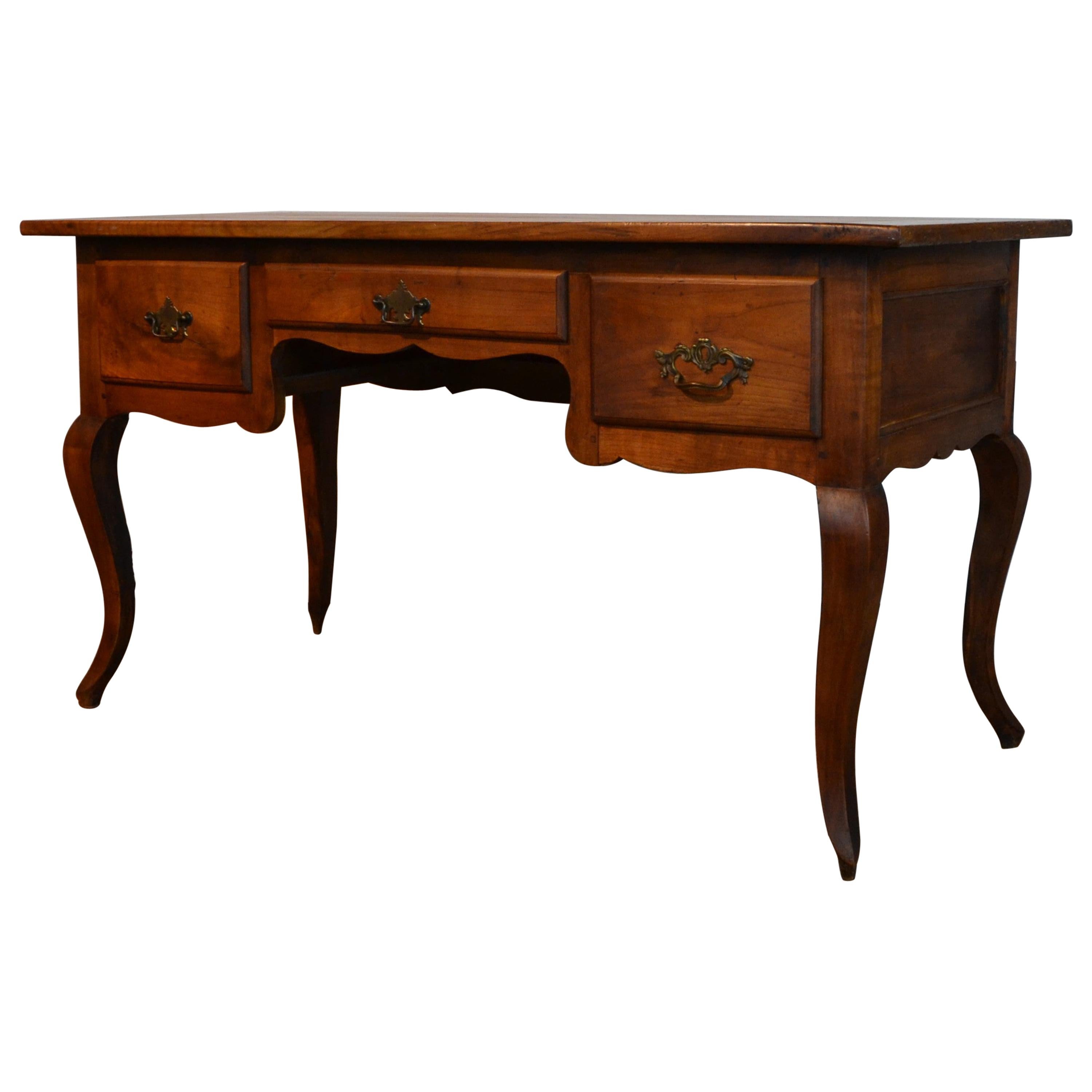 French Provincial Fruitwood Desk at 1stDibs french provincial desk