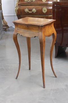 French Provincial Fruitwood Side Table