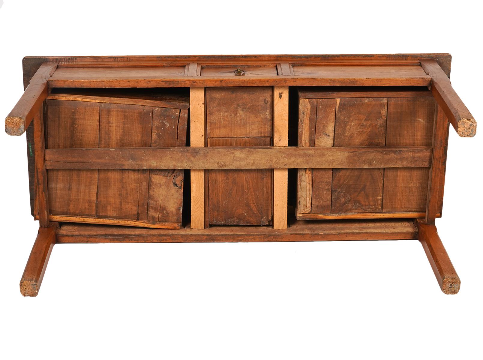 French Provincial Fruitwood Three-Drawer Work Table, circa 1830 3
