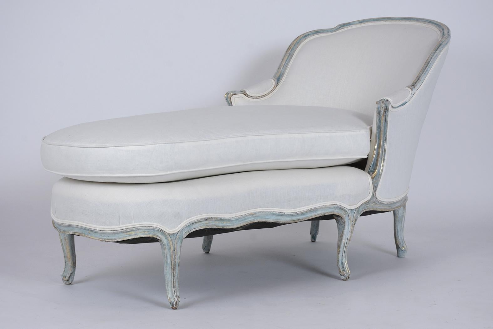 french provincial chaise lounge