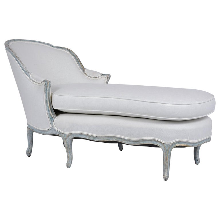 French Provincial Gilt Painted Chaise Lounge at 1stDibs | french ...