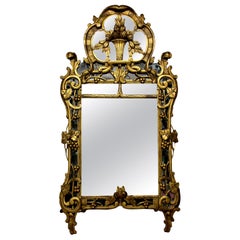 French Provincial Giltwood Mirror with the Original Looking Glass