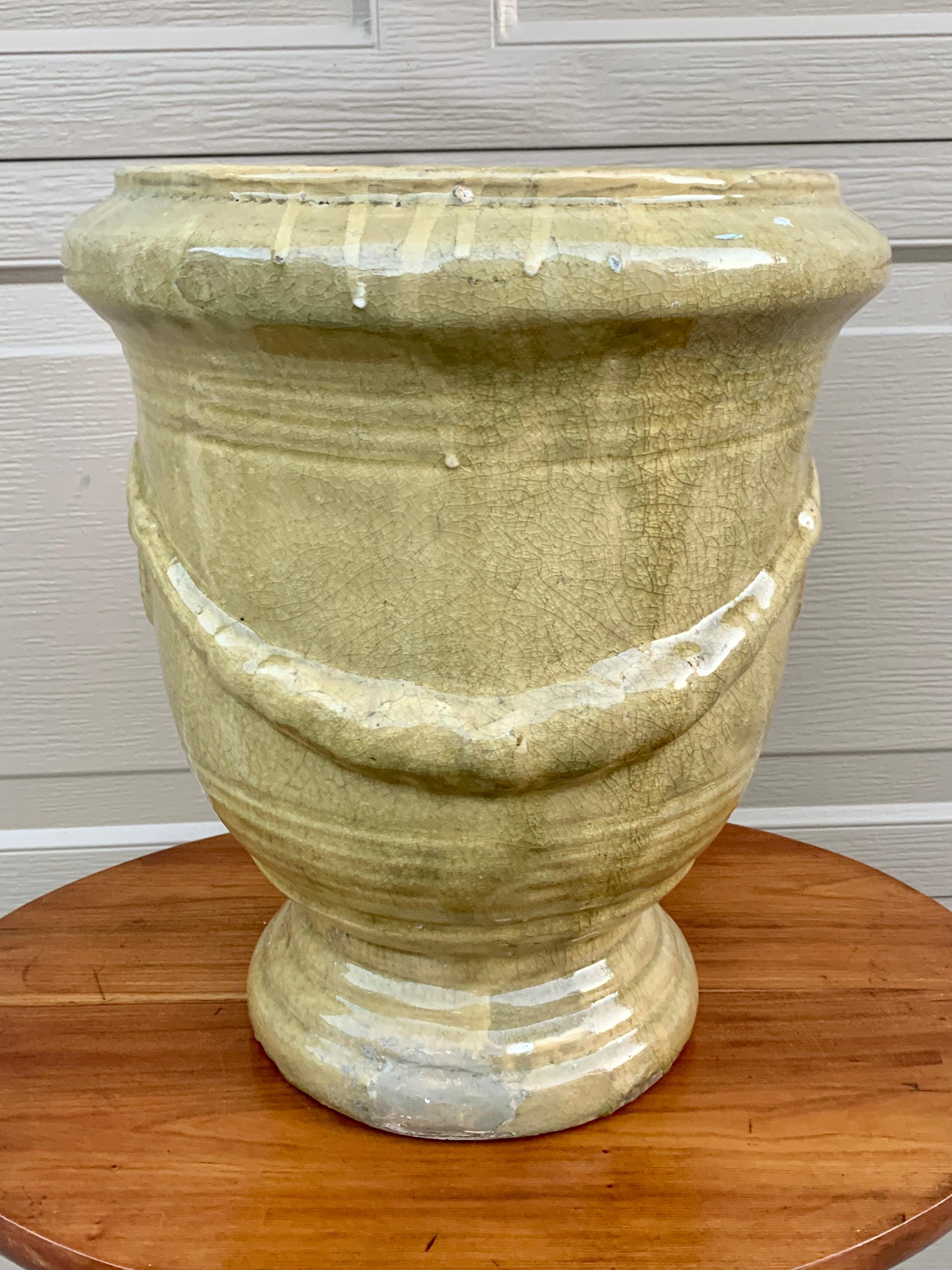 French Provincial Glazed Earthenware Planter For Sale 4