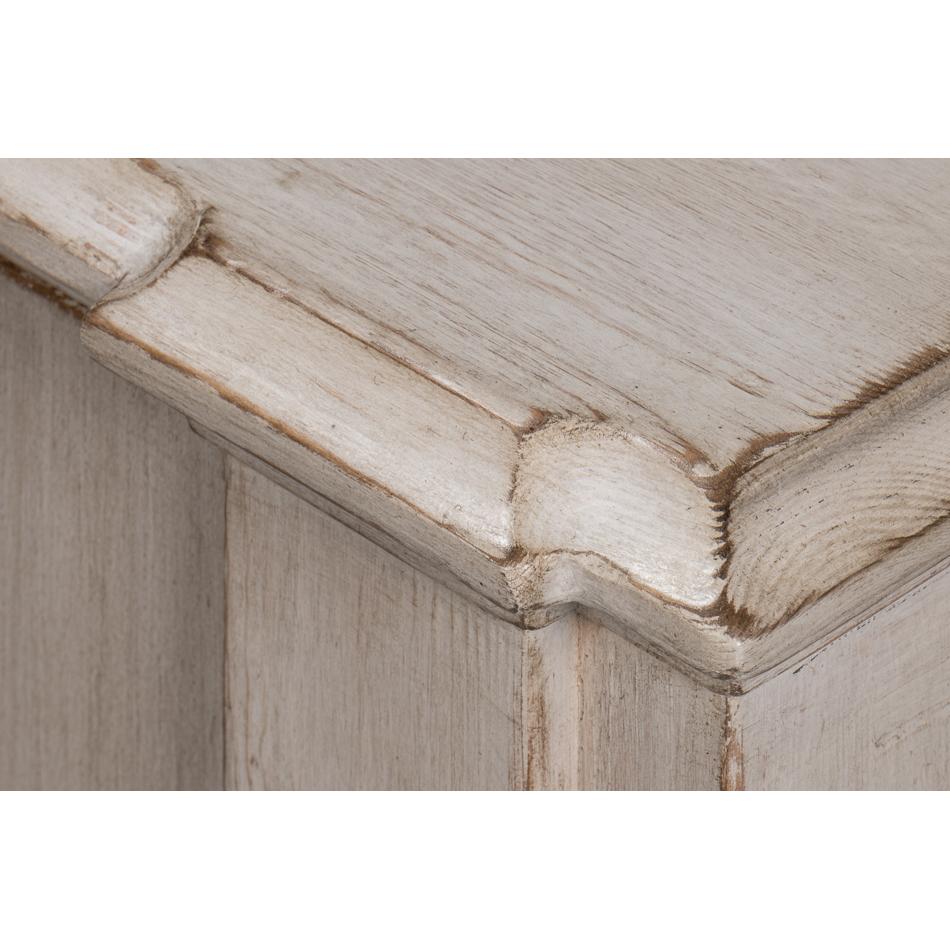 Grau lackiertes Sideboard im französischen Provinzial-Stil (Holz) im Angebot