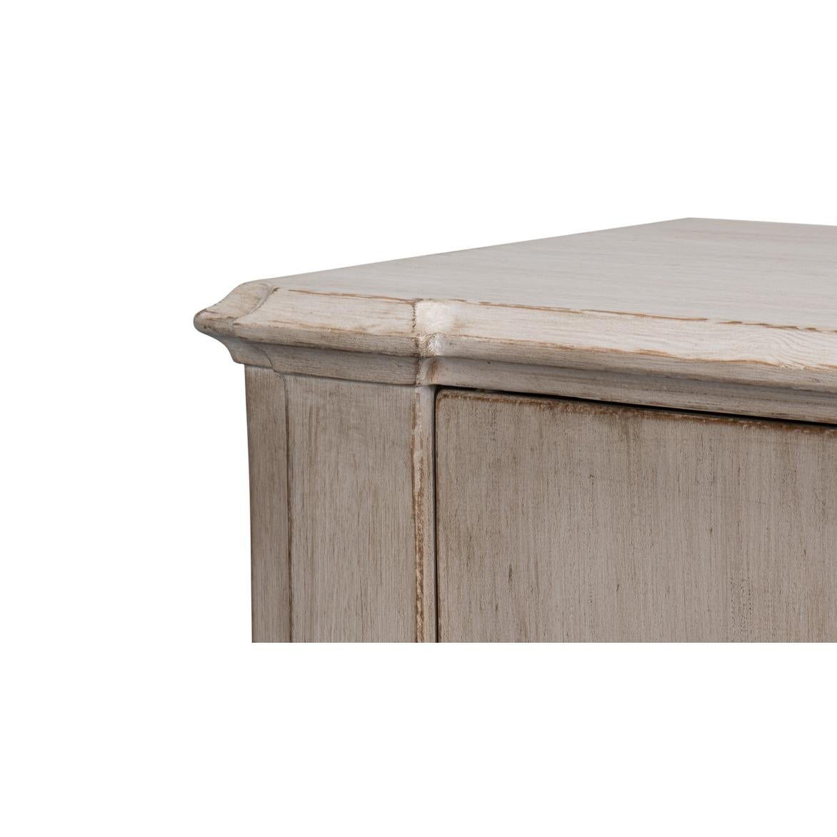 French Provincial Gray Painted Sideboard For Sale 2