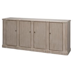 French Provincial Gray Painted Sideboard
