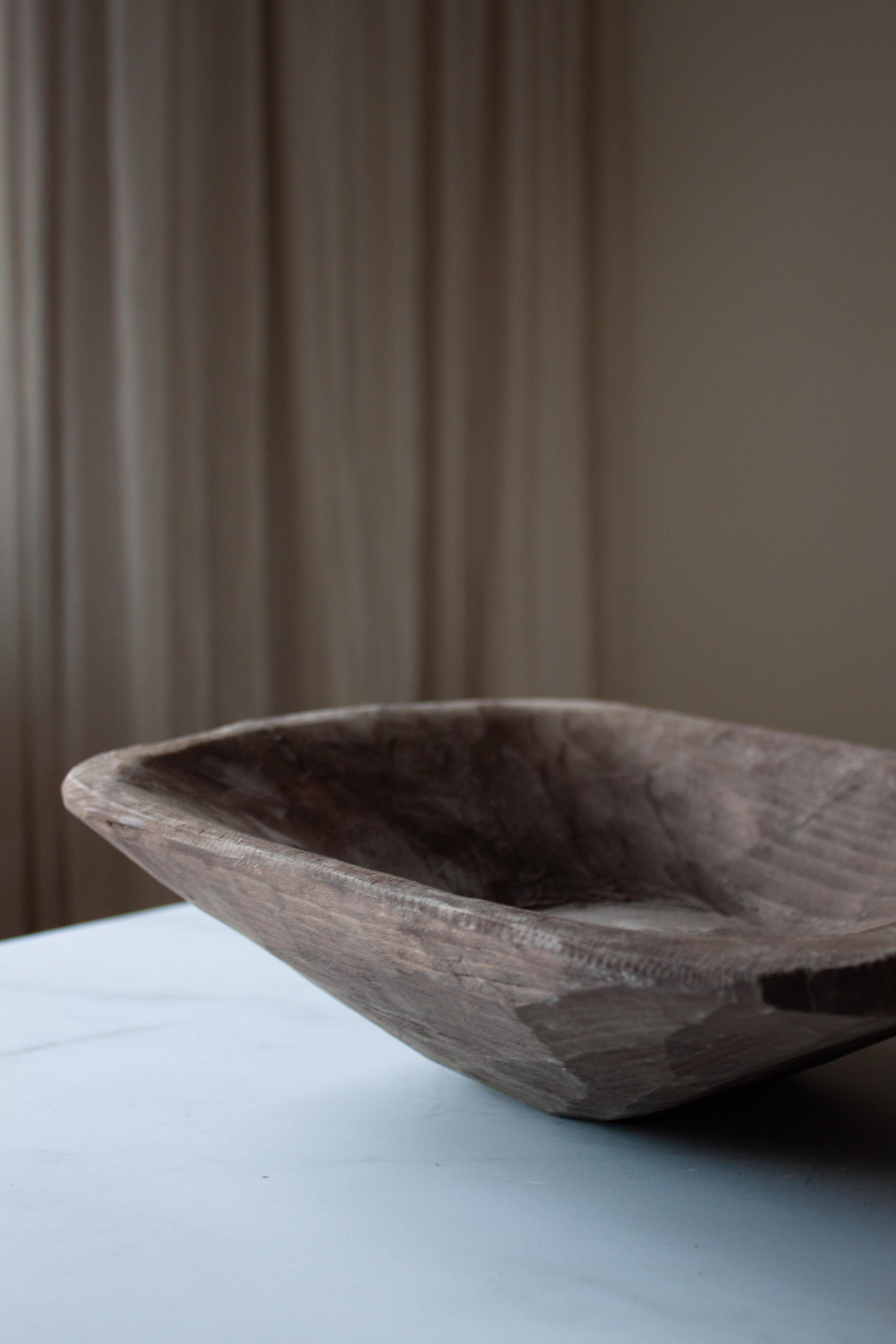 Contemporary French Provincial Hand Made Wooden Bowl Nr.2 For Sale