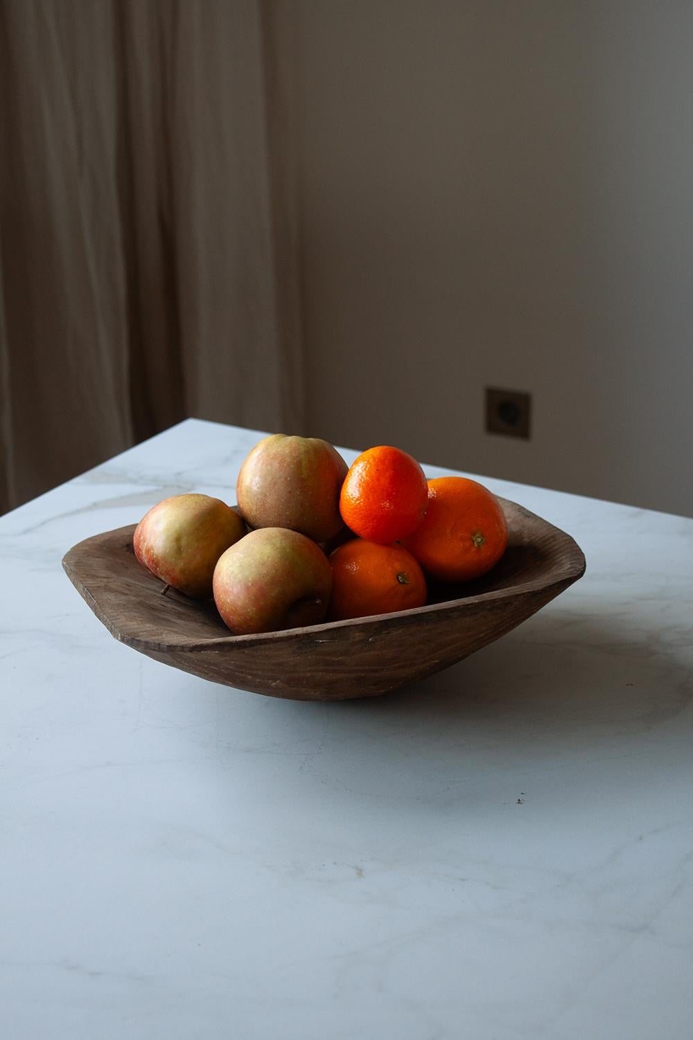 French Provincial Hand Made Wooden Bowl Nr.4 For Sale 1