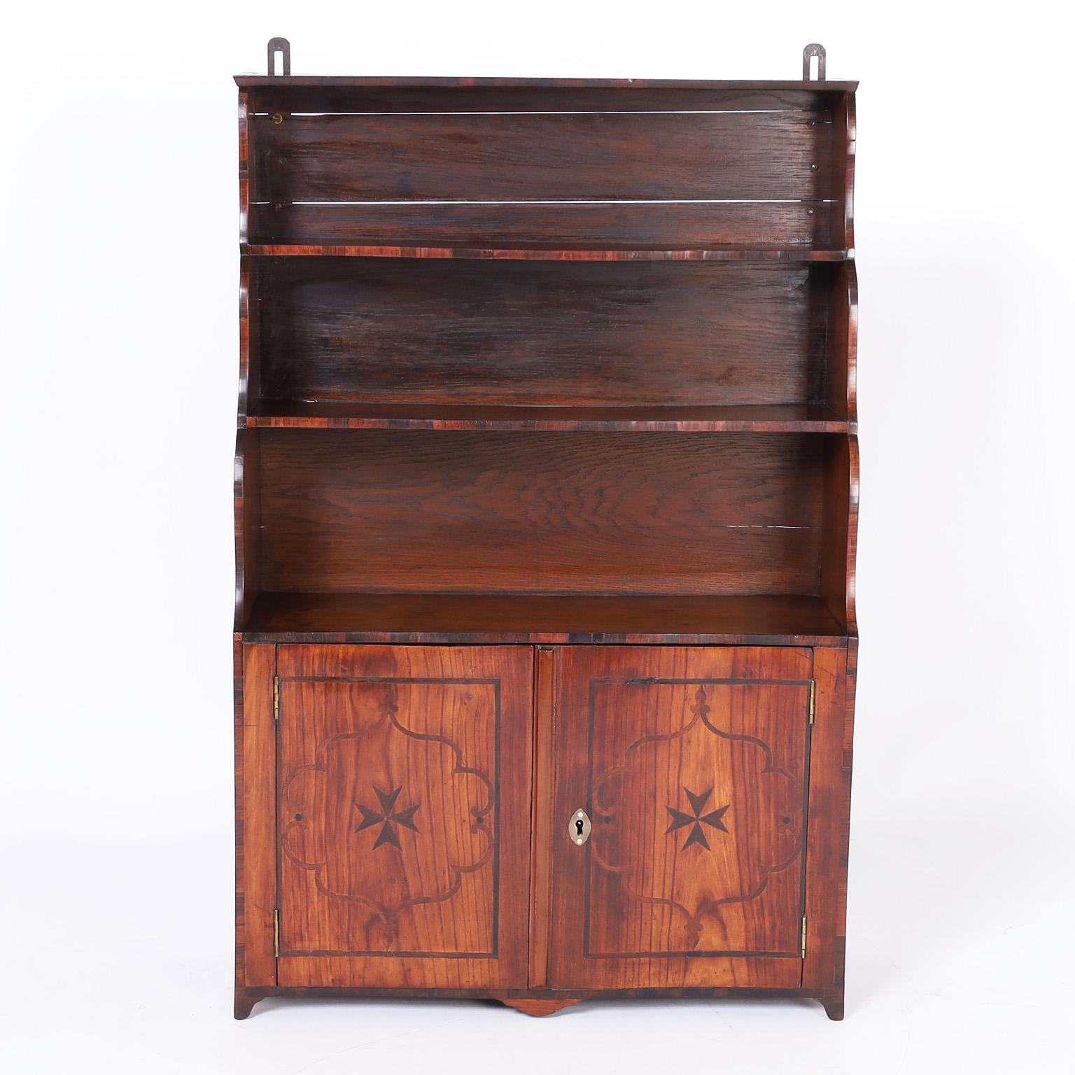 Provincial français French Provincial Inlaid Cupboard en vente