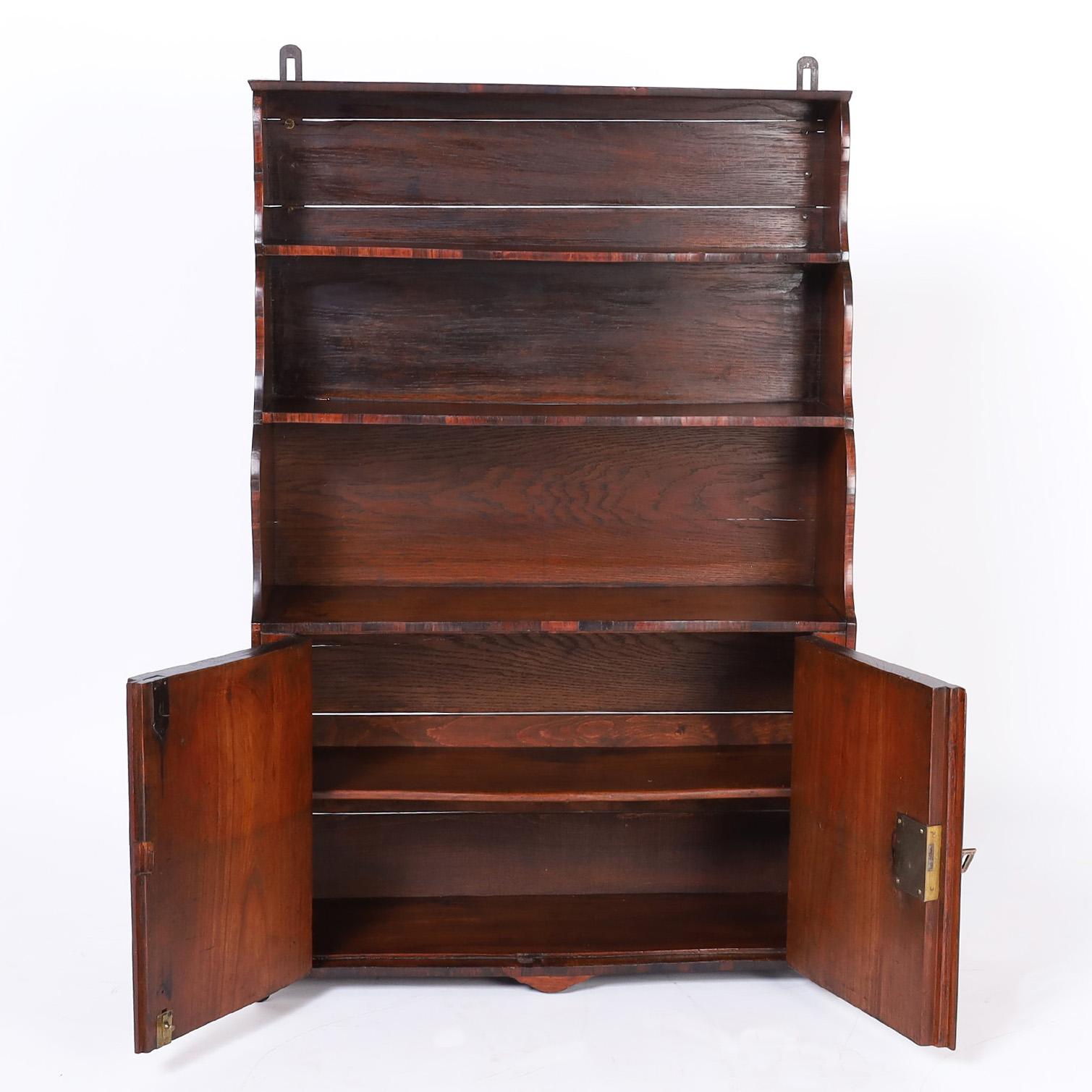 French Provincial Inlaid Cupboard en vente 1